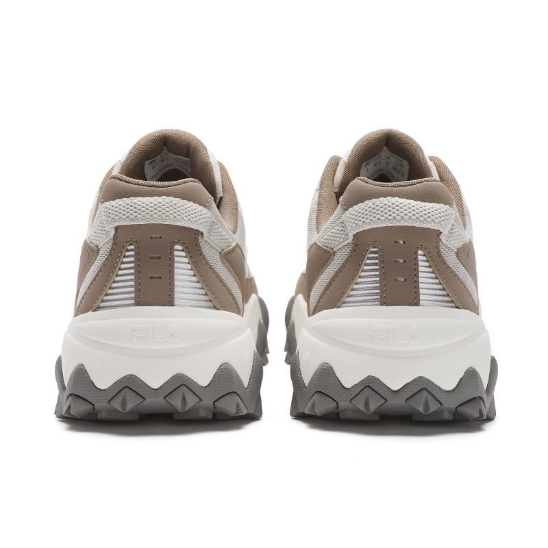 New FILA OAKMONT 2S Ouke Starry 2S Low Top Chunky Sneakers Men's White Brown F12M522120FMP