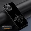 Travel Inspired Plane Patten Design Phone Case For iPhone 16 15 14 13 12 11 Plus Pro Max Limited Black Hard Case Sheepskin