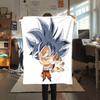 1PZ Coperta Morbida in Flanella con Stampa Carina di Son Goku, Alta Qualità per Tutte le Stagioni, Decorazione per la Casa, Calore e Comfort, Perfetta per Regali di Natale