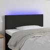 Vidaxl Zagłówek Do Łóżka Z Led, Czarny, 90X5X78/88 Cm, Tkanina