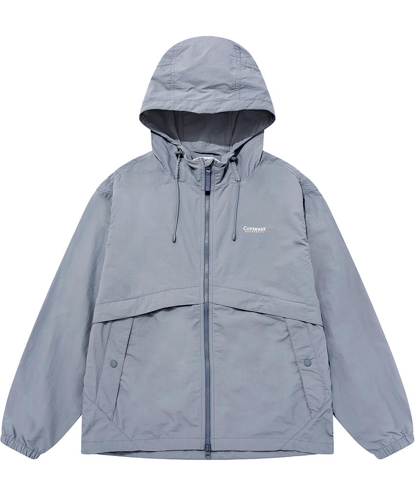 COVERNAT Windbreaker Jumper Light Blue