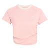 adidas Originals X Jennie T Shirts Unisex Pink Crew Neck Moderate LD8927
