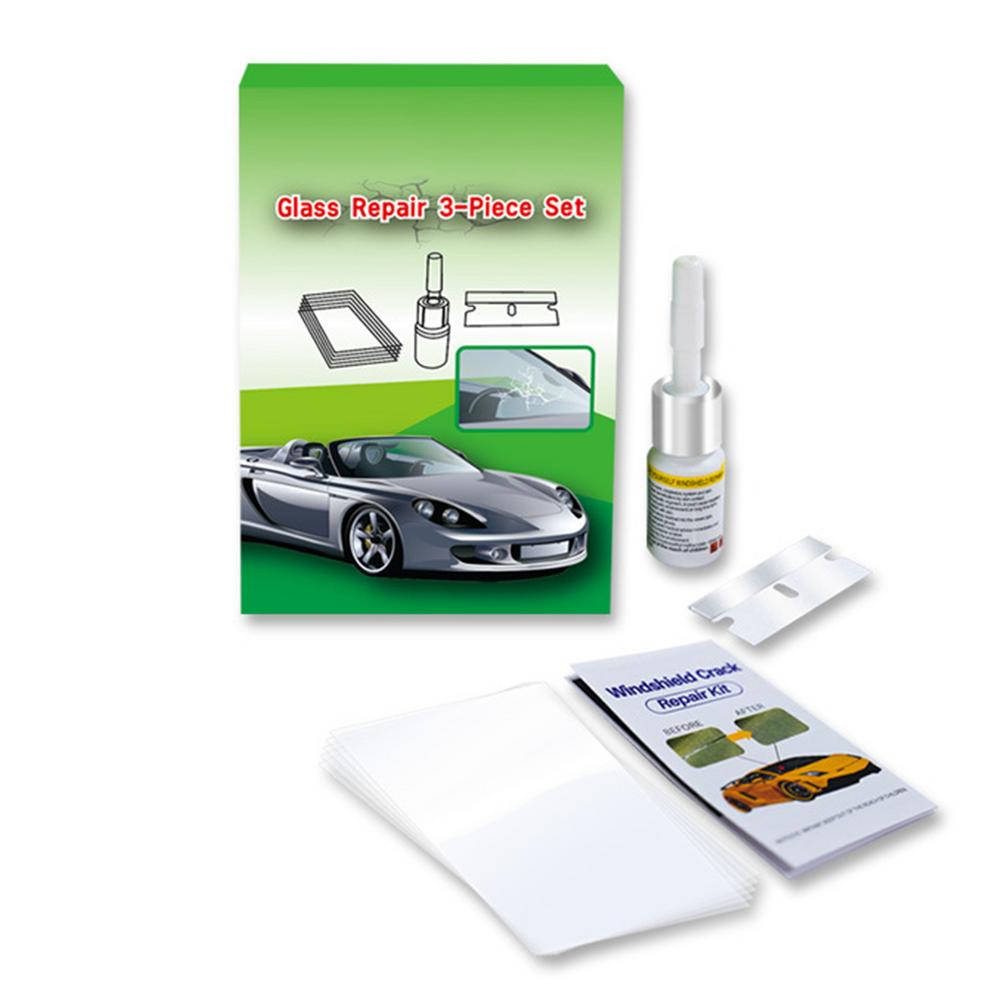 Car Windshield Cracked Repair Kit Auto Glass Repair Kit Windshield DIY Repair Tools Glass Impact Scratch Resin Repair Agent