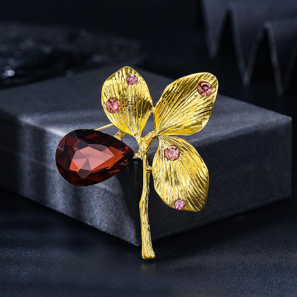 Premium Sense Alloy Brooch Women's Summer Anti-light Clothing Men's Decorative Hat Pin Pendant Jewelry Wholesale Accessories
