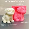 3D Large cute dog candle silicone mold animal dog teddy dog resin silicone mold prone dog ornament concrete cement gypsum mold