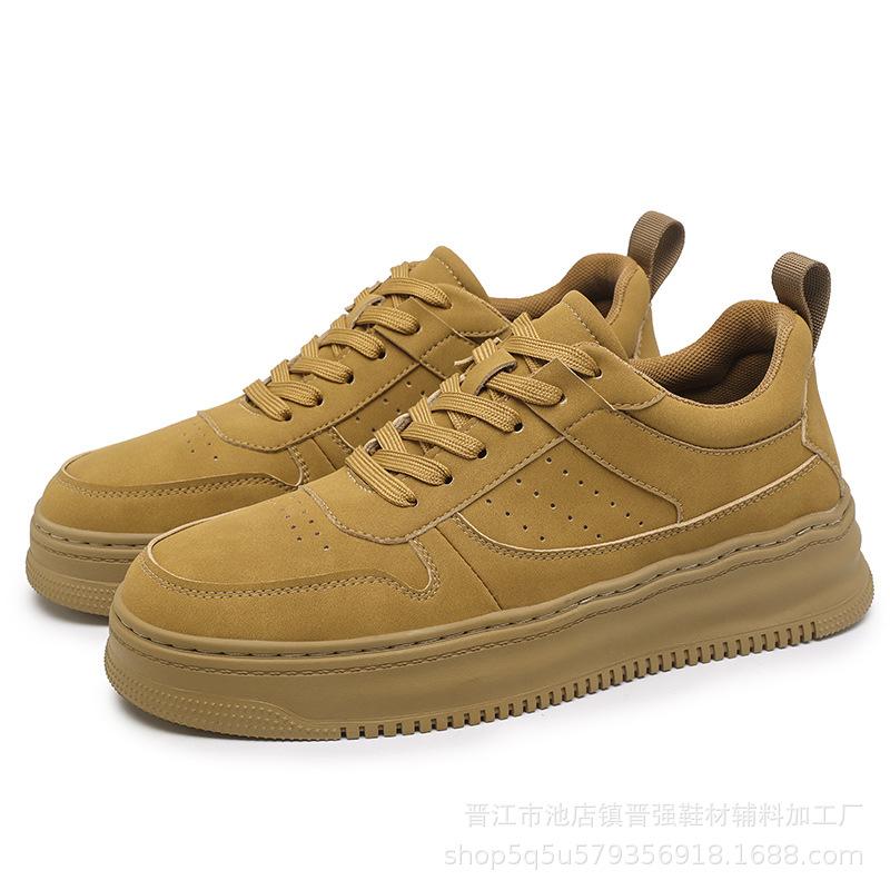 Trendy brand advanced sense breathable casual board shoes fashionable versatile platform little white men's shoes light and comfortable sports running