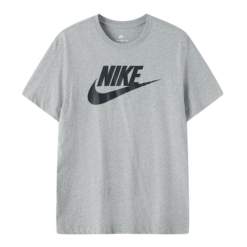 Nike Men's Gray Crew Neck T-Shirt