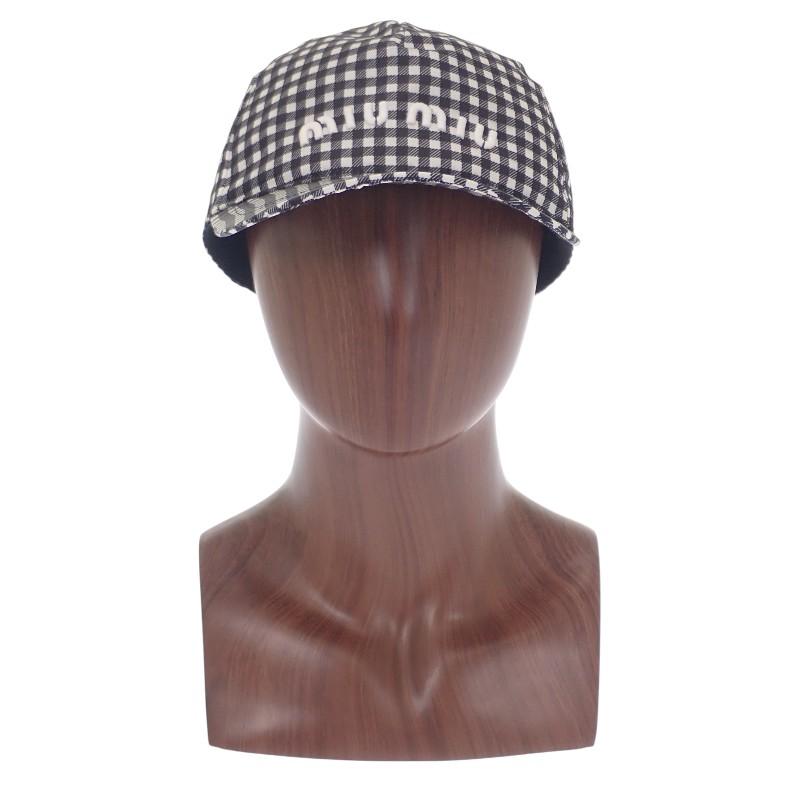 MIUMIU 5HC179 2B4L F0967 cap black silk Women