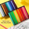 6/12/24/36 Colors  Non-Dirty Hands Plastic Crayon Erasable Painting Tools Triangular Children Wax Pencil Graffiti Oil Stick