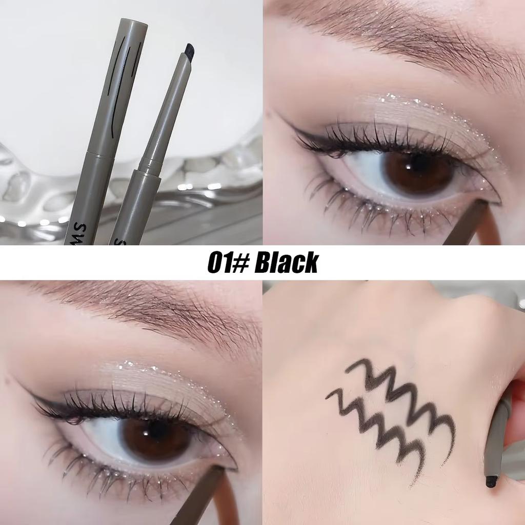 Silky Long-lasting Eye Liner Pencil Eyeliner Pen Natural Matte Wine Red Eyeliner Easy To Color Waterproof Eye Make Up Cosmetics