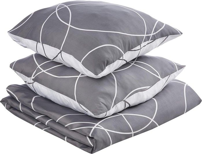 Parure 2 P. 140 X 200 Cm Microfibre Imprimee Allover Elton