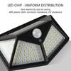 Solar Motion Sensor Wall Light IP65 Waterproof Solar Spotlight Outdoor Floodlight Fence for Patio Garden Pathway Yard