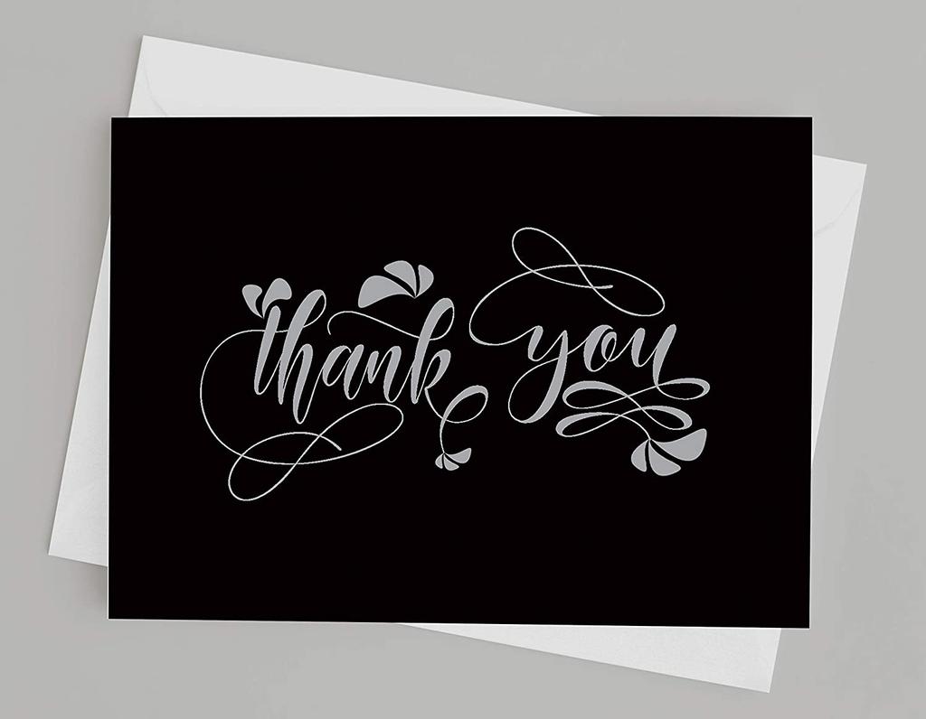 Drága szuvenír babazuhany köszönőlevelek Hajtogatott üres üdvözlőlap fehér borítékokkal - 36