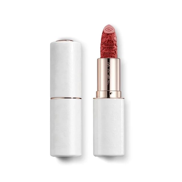 Florasis - Помадка для губ Blooming Rouge Porcelain - 6 Цветов M513 Midnight Scarlet - 3.5g