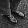 Fashion Leather Chelsea Men Boots  Business Dress Boots Shoes Men Black Brown Ankle Boots