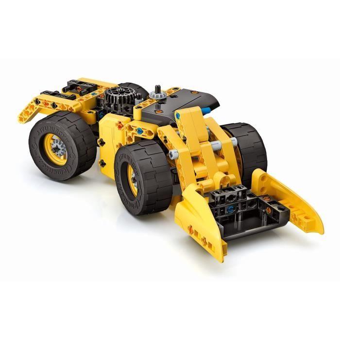 Clementoni - Buildable Bulldozer - 9 Model Vehicles - 200 Components - Dice 8 Years - Made In Italy