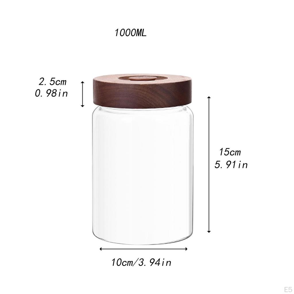 Kaffee A Way Auslassventil Tank Glasfläschchen Lebensmittel Organizer Aufbewahrungsbehälter für Snacks Café Shop