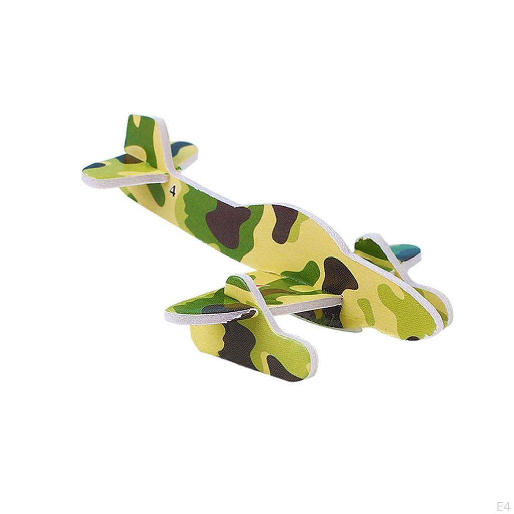 10 Pieces 3D Cartoon Puzzle Tank Plane Crafts Creativity Imagination Montessori Toys for