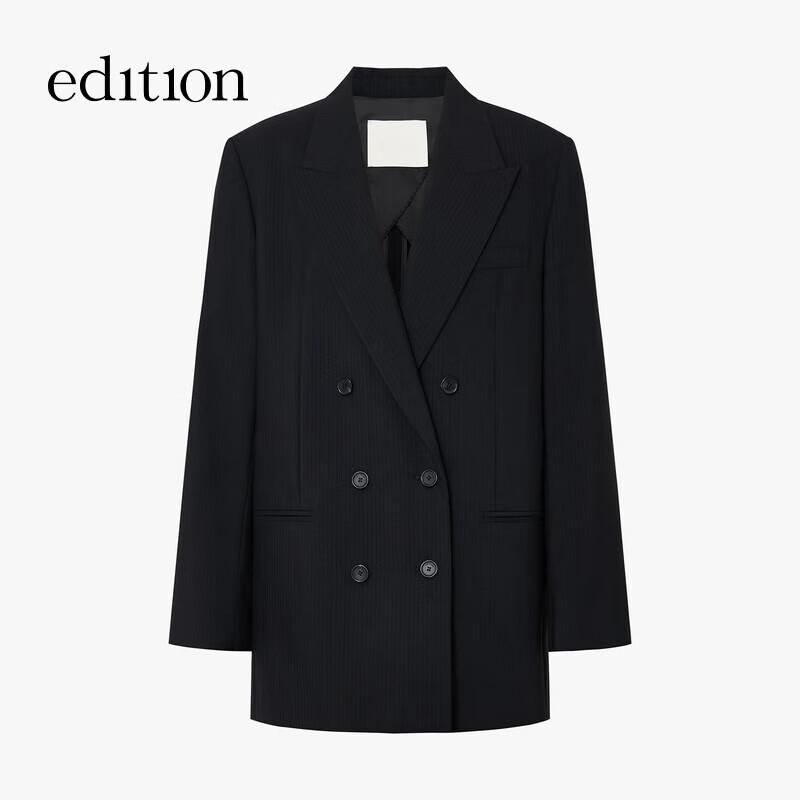 Edition 2025 Spring Striped Wool Blend Blazer