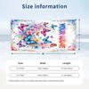 Butterfly Theme Beach Towel Personalized Custom Name & Text Soft Quick Dry Beach Towel for Swimming Travel