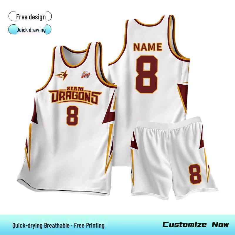 Men's Custom American Style Basketball Jersey Set