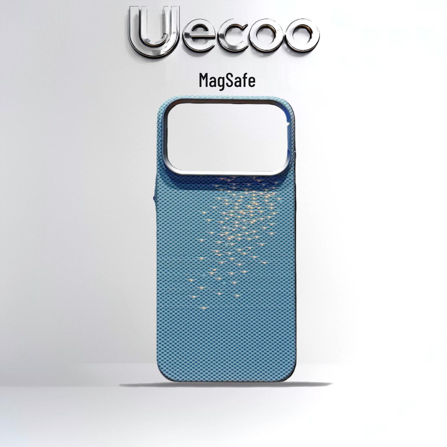 

Kevlar Magnetic iPhone 17 Pro Max Case: Floating Light Wave Ripple Texture, High-End Feel iPhone 15 PRO