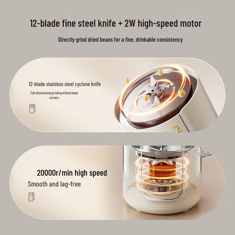Bear 1L Multifunction Soy Milk Maker & Blender CN plug (adapter included)