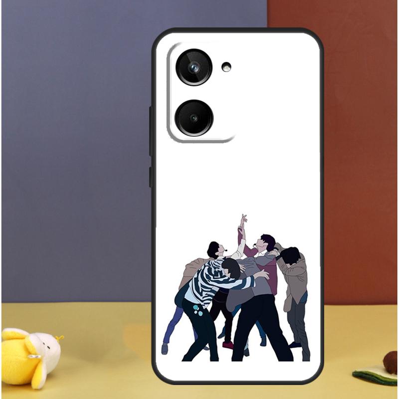 Korean Fashion Kpop Band For Realme 11 Pro Plus 12 10 9 GT Neo 5 GT3 C53 C51 C30 C31 C33 C35 C11 C25s C21Y C55 Case