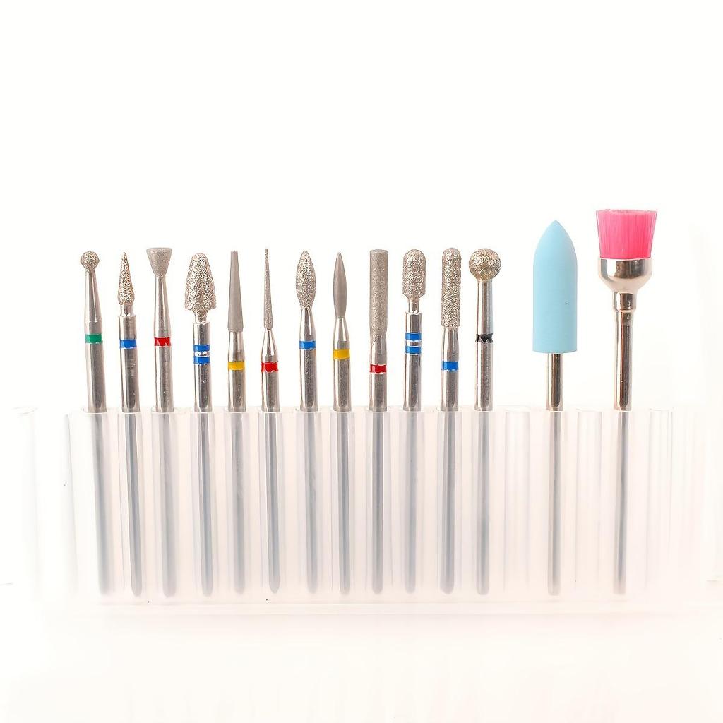 Electric Nail Drill Set with Multiple Grinding Heads for Dead Skin Removal