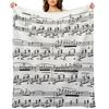 Chopin Nocturne Throw Blanket Summer Beddings Winter Beds Funny Gift Furrys Blankets