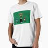 Football Soccer Figures and Gold Cup Trophy On the P Premium T-Shirt M-2XL Gift,