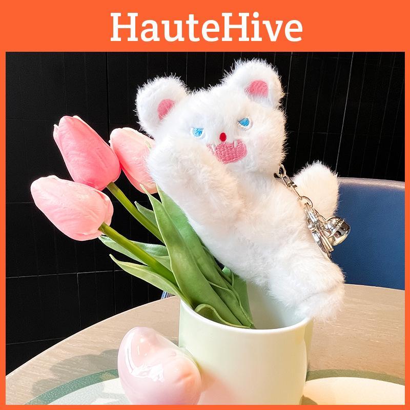 Angry Jinnew Kitten Plush Keychain Pendant For Bag Decor And Key Organizer