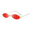 Vintage Small Oval Sunglasses Woman Fashion Brand Metal Frame Clear Black Lens Shades Sun Glasses Female Eyewear Uv400