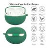 For OnePlus Buds 4 Silicone Case Wireless Earphones Protective Cover with Anti-Lost Buckle