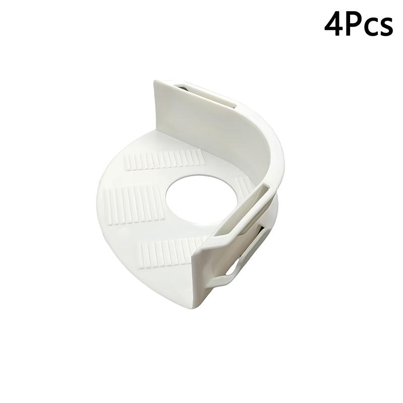 

1/4 шт. Короткие фиксаторы для простыни, зажимы для простыни, многофункциональное использование, сверхпрочные, для углов простыни, зажимы-фиксаторы, товары для дома 4Pcs белый