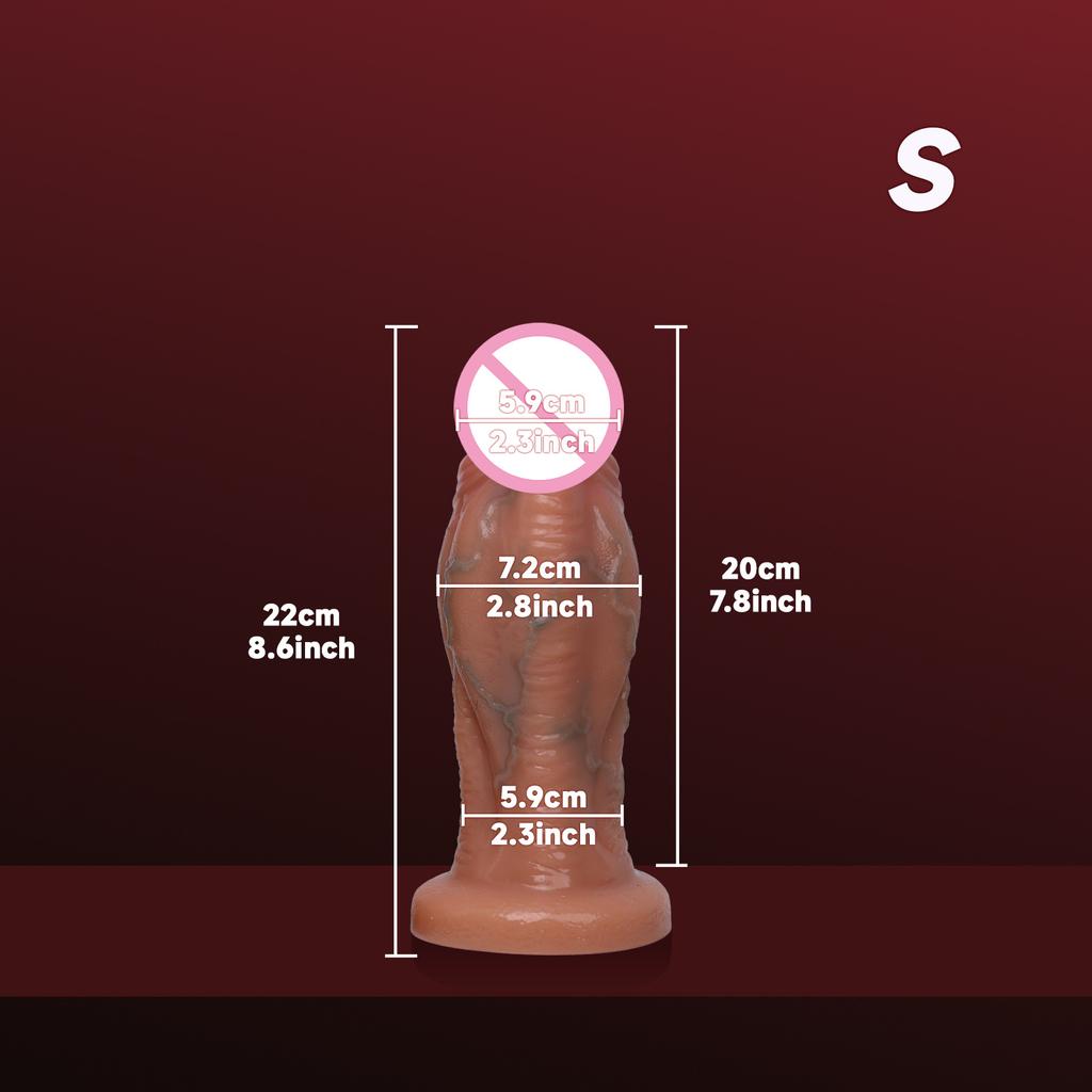 Women Use A Dildo To Simulate Soft Flesh And Fake Dildos Silicone Manual Female Masturbator