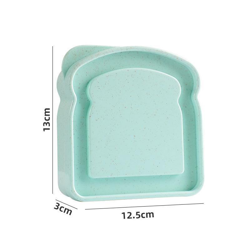 Toast Sandwich Lunch Boxes Reusable Snacks Container Food Storage Box For Kids School Office Work Travel And Outdoor Picnics