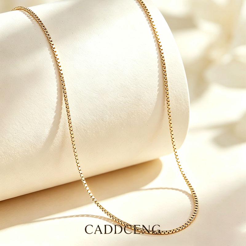 18K Rose Gold Titanium Steel O-Chain Necklace & Bracelet Set