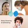 Silikonowa szczoteczka do mycia twarzy, ręczna szczoteczka do oczyszczania twarzy, szczoteczka do mycia i złuszczania twarzy, narzędzie do masażu twarzy i oczyszczania skóry