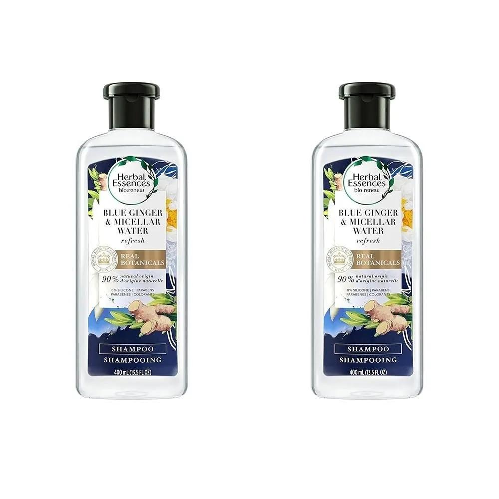 Шампунь Herbal Essences Bio Refresh Голубой имбирь 400 мл, 2 шт., 13,5 жидких унций