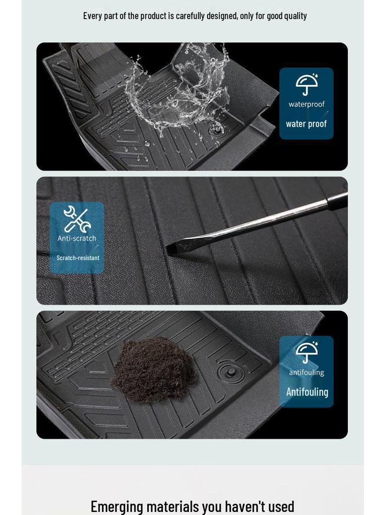 Ford Escort TPE Floor Mats: Custom Fit Interior Upgrade