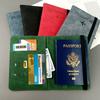 Women Men RFID Vintage Business Passport Covers Holder RFID Blocking Leather Card Case Passport Holder Cover Wallet Travel Accessories