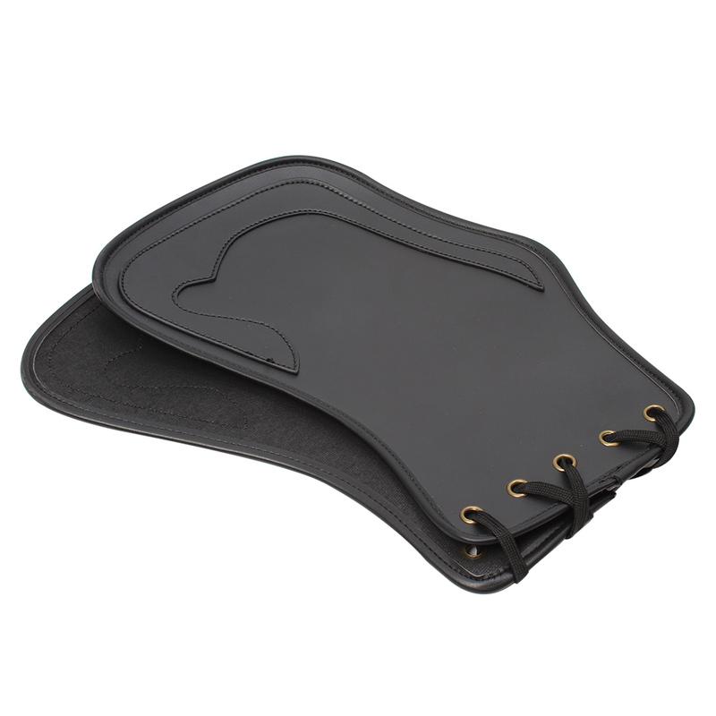 Motorcycle Universal PU Leather Heat Saddle Shield Deflectors For Harley Touring Street Road Glide Dyna Fatboy Softail Sportster