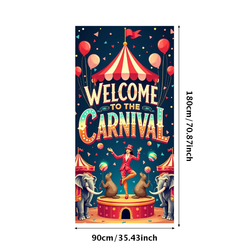 Event Backdrop Large Carnival Banner Decor Reusable Welcome Backdrop For School Event Festival Decor Birthday