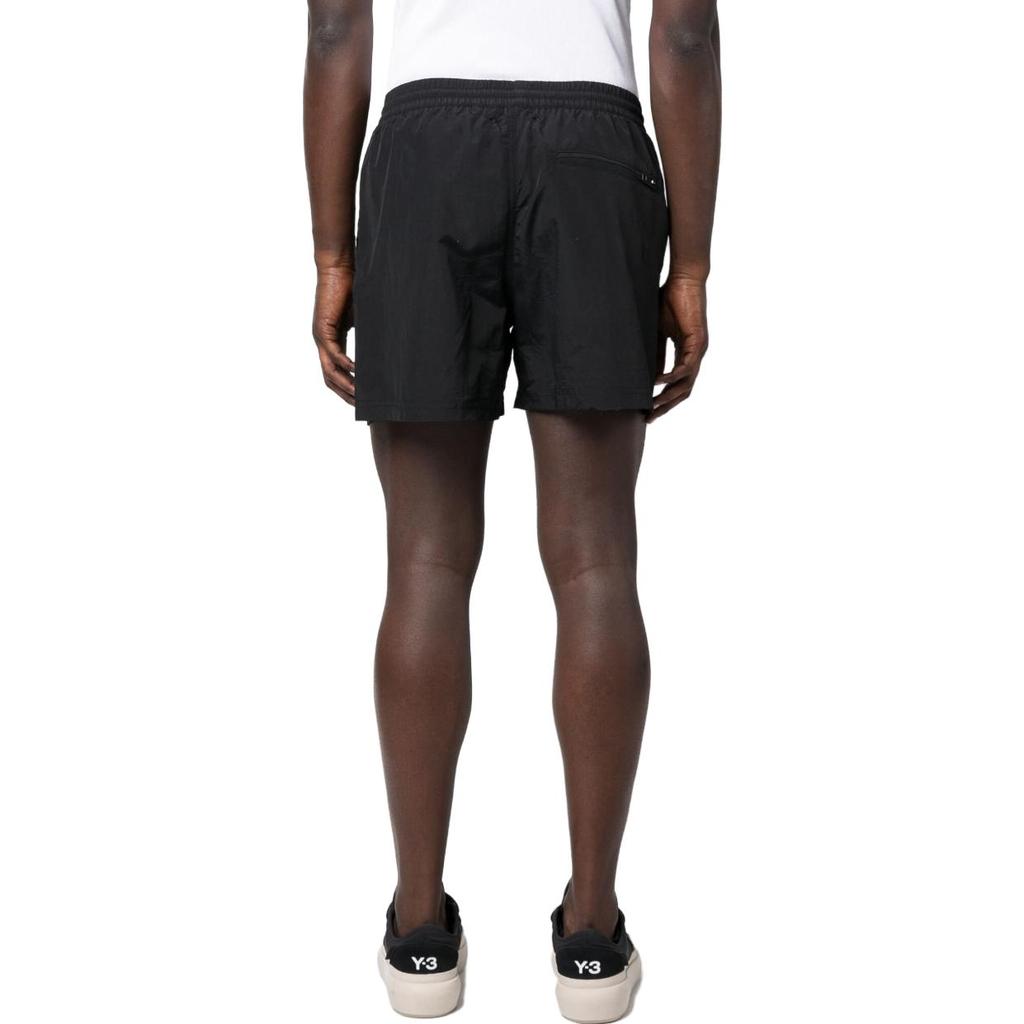 Y-3 Pantaloncini Uomo SS23 Stampa Logo Colore Unico Fondo Nero H63017
