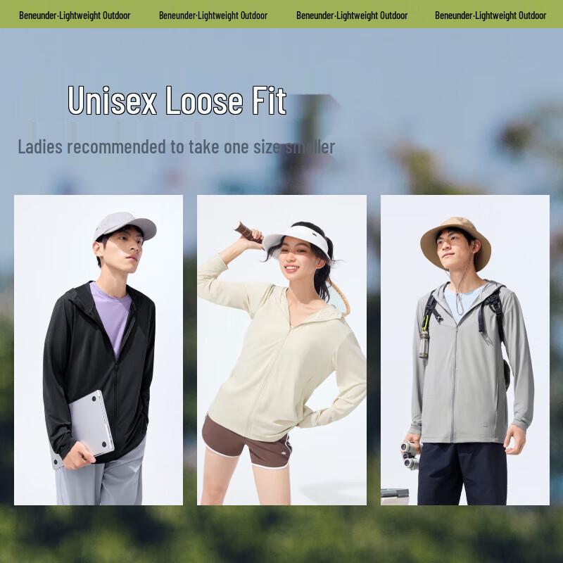 beneunder Women's Breathable UV Protection Sun Jacket AS599