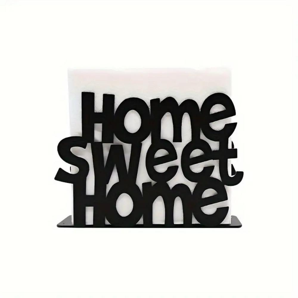 

Durable Storage Tissue Rack Iron Art Desktop Napkin Holder Simple Maple Leaf Napkin Holder Kitchen Style 4