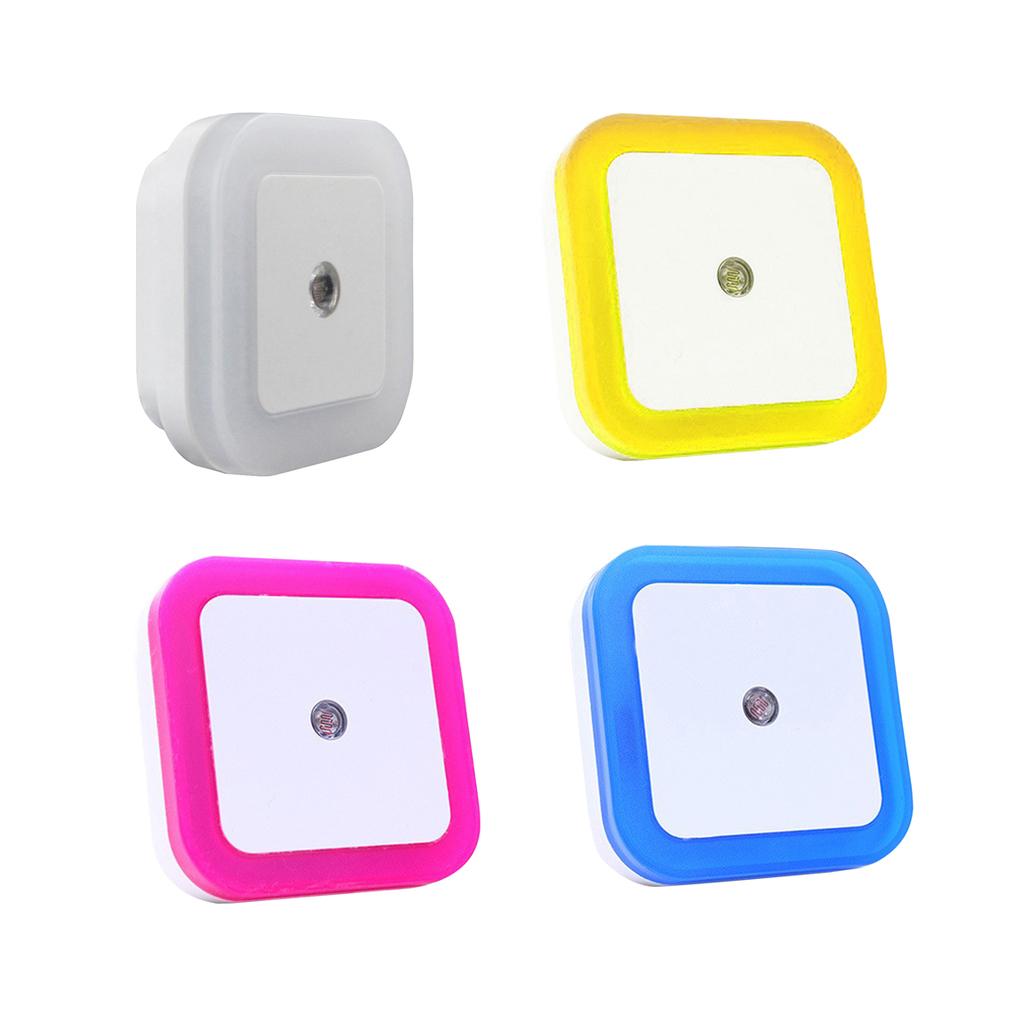 Mini Smart LED Night Light Auto Sensor Control Children Bedroom Lamp US EU Plug