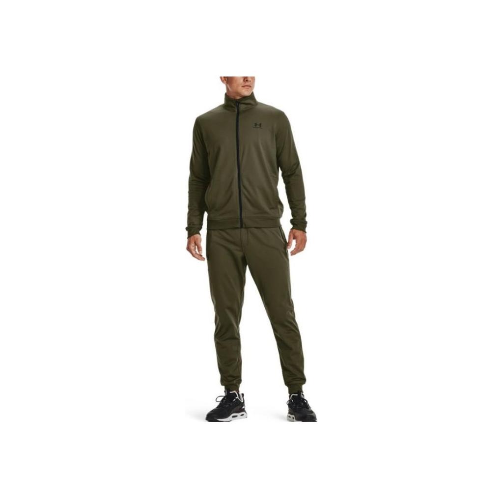 Under Armour Solid Color Drawstring Training Pants Men Bottoms Navy-Green 1290261-390