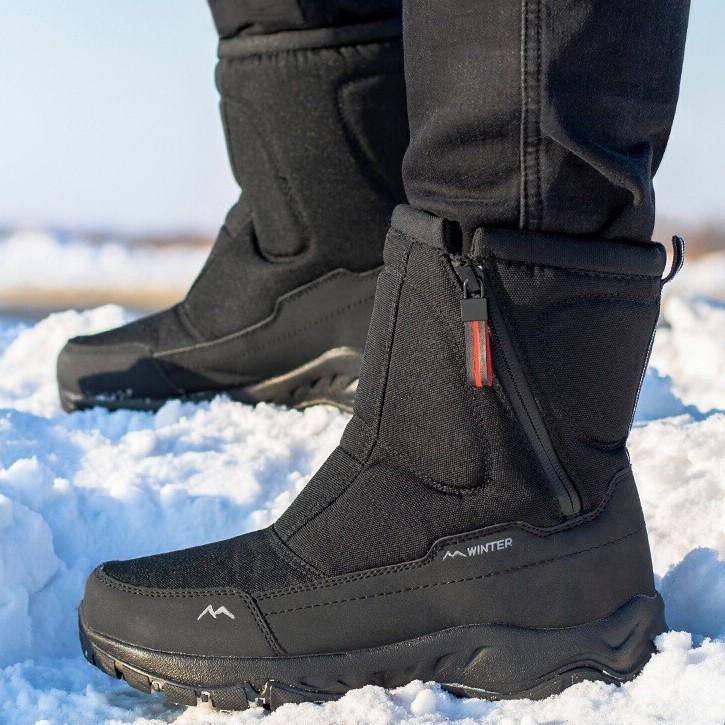 Outdoor Winter Women'S Shoes Snow Boots Northeast High-Top Piled Thickened Warm Waterproof And Non-Slip Short Cotton Shoes